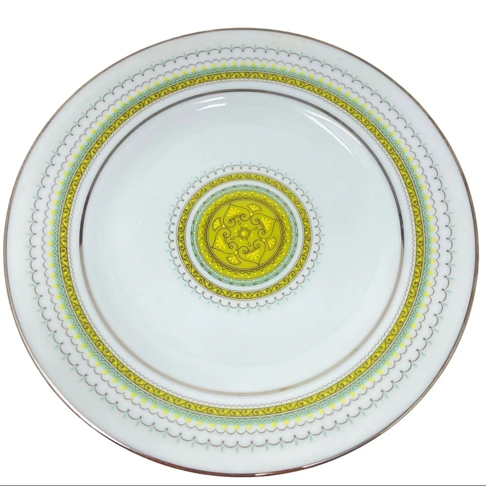 NORITAKE China WALTZ 2027 Pattern Set of four Saucers.